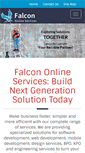 Mobile Screenshot of falcononlineservices.com